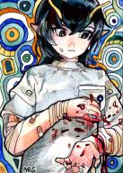 bandage blood oc trad yuribell // 765x1065 // 2.0MB
