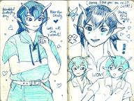 oc sketchbook smile trad yuribell // 1180x894 // 2.0MB