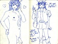 nsfw oc penis sketchbook trad yuribell // 1300x996 // 1.2MB