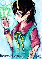 bandage butterfly oc smile trad yuribell // 767x1070 // 1.9MB